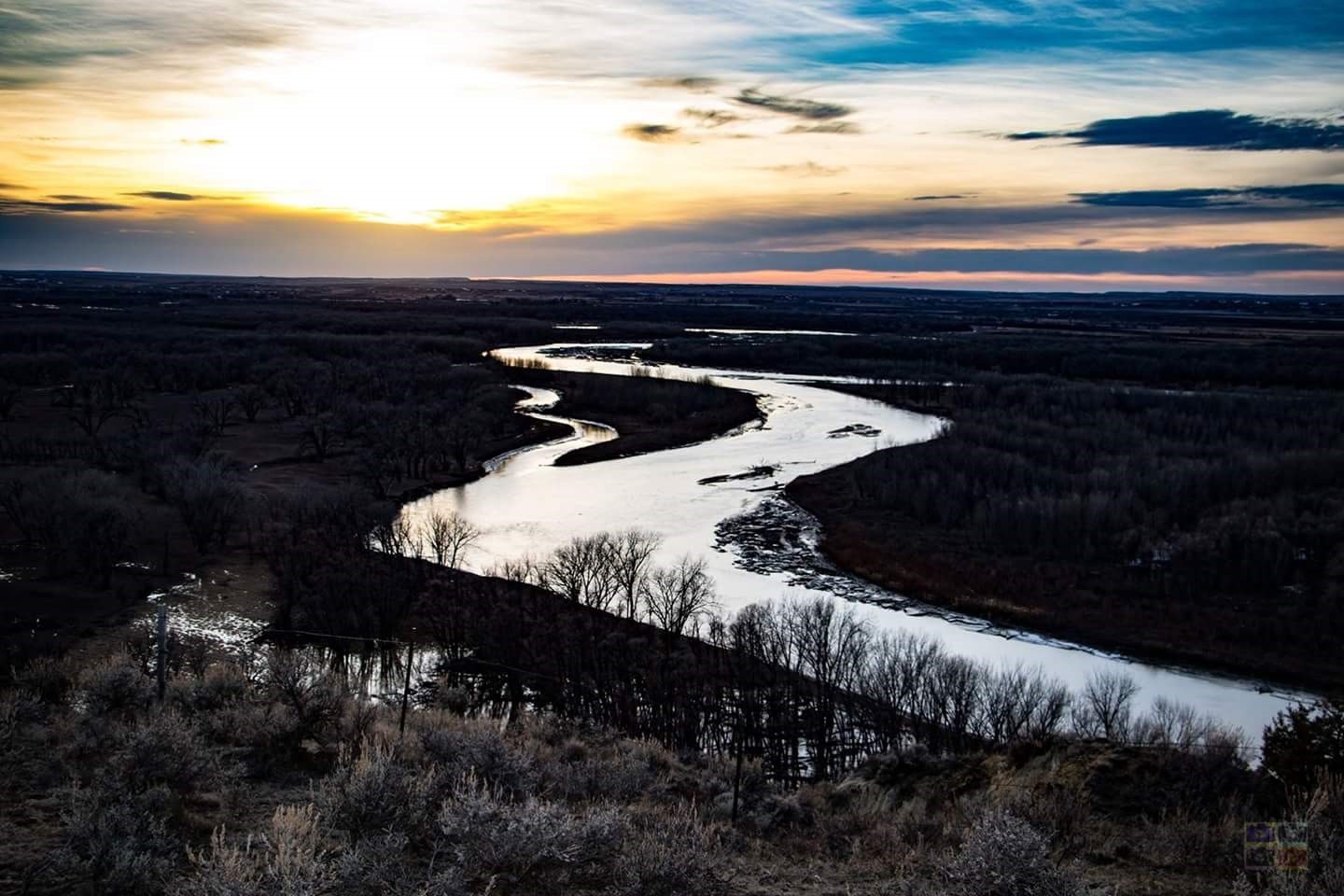 Yellowstone Sunsetby Triple7 Photography